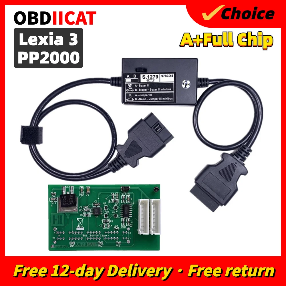 

OBDIICAT Profession S1279 OBD Diagnostic Cable S1279 Interface Module Professional for Lexia 3 PP2000 New Cars Boxer Scanner