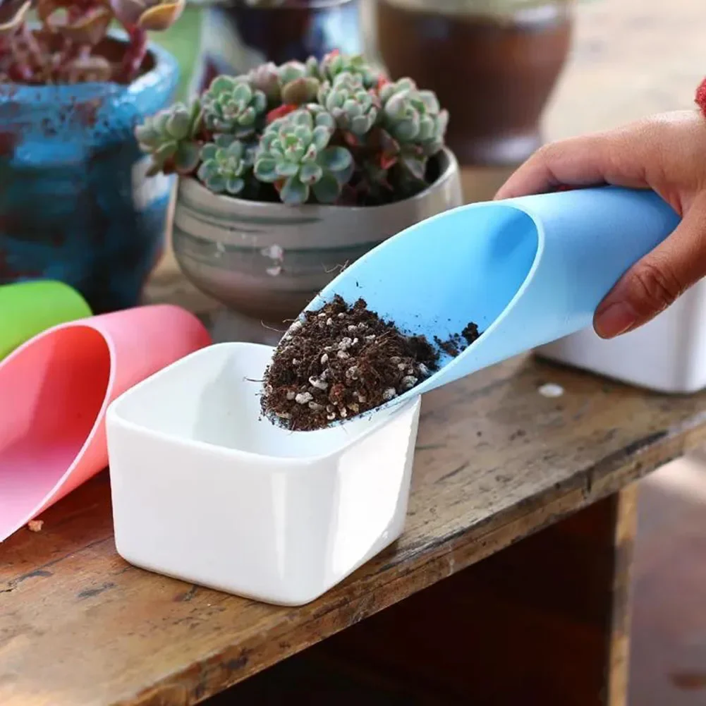 

Plastic Potted Mini Plant Soil Bucket Shovel Garden Tools Cultivation Cylinder For Covering Soil Potting Plants