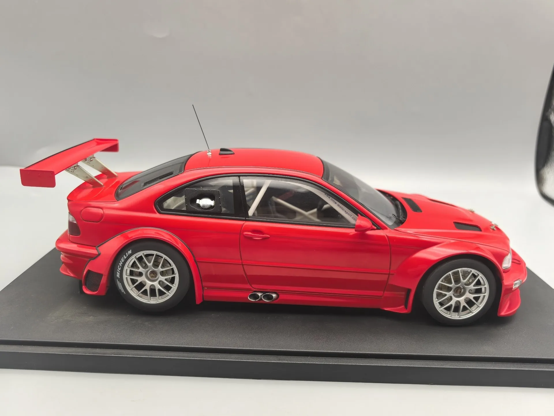 Autoart 1:18 E46 M3 GTR Nurburgring 2005 Plain Body Version Simulation All Open Alloy Metal Static Car Model Toy Gift