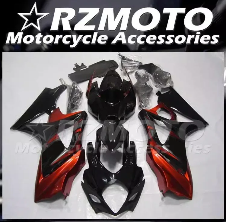 

Injection Mold New ABS Motorcycle Fairings Kits Fit For SUZUKI 1000 K7 2007 2008 Bodywork Set Custom Black Orange