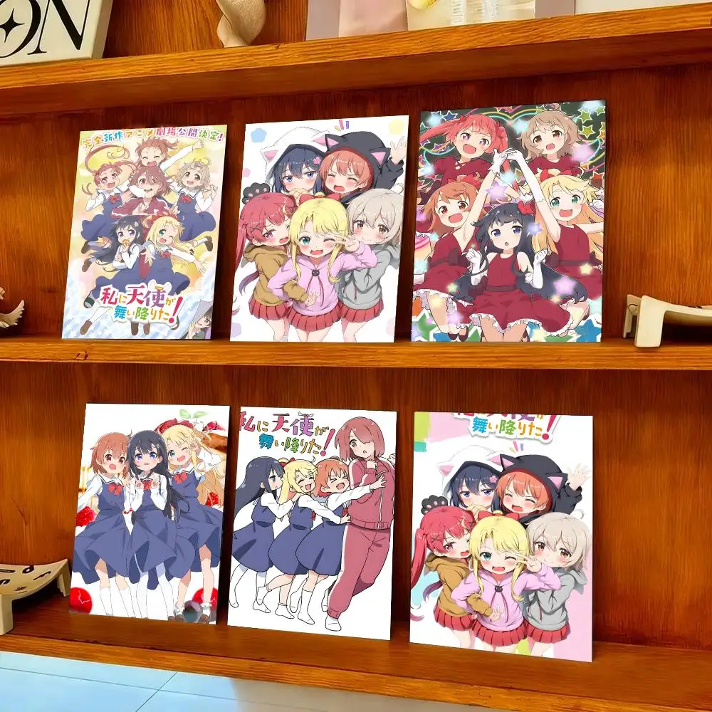Wataten An Angel Flew Down To Me Poster HD Self-adhesive Waterproof Paper Sticker Suitable For Living Rooms Bedrooms Home Decor
