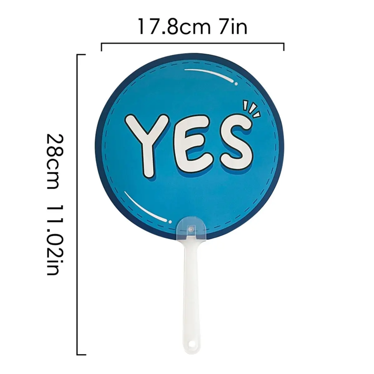 THANKYOU Classroom Voting Paddles 20Pcs Set - Yes/No, for Interactive Learning