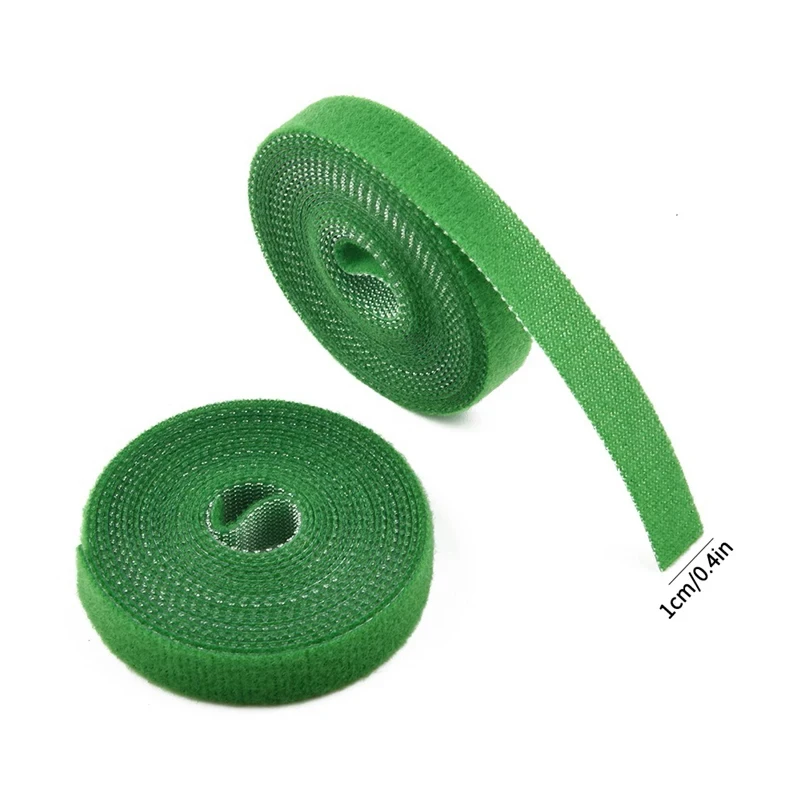 2M Nylon Plant Ties Plant Bandage Hook Tie Loop Adjustable Plant Support Reusable Fastener Tape for Home Garden Accessories