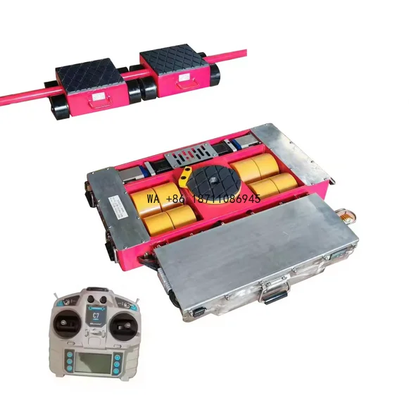 Electric Roller Cargo Trolley Heavy Duty Load Moving Skates Machinery Skates