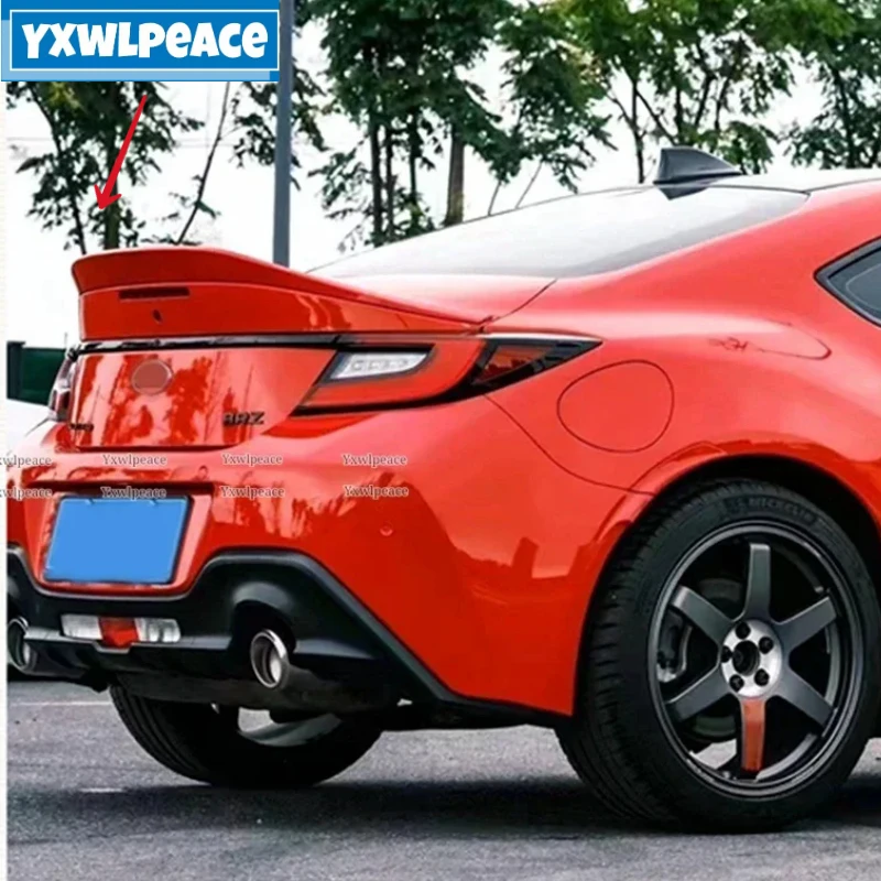 

For TOYOTA ZA86 GR86 for Subaru BRZ ABS 2021 2022 2023 ABS Plastic Primer Color Rear Trunk Lip Spoiler Body Kit Accessories