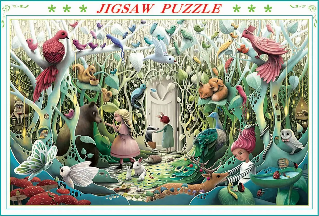 ⭐︎ジグソーパズル 1000ピース パズル 風景 絵画 動物50x70cm 75*50 センチメートル 1000 ピース紙ジグソーパズル風景有名な絵画