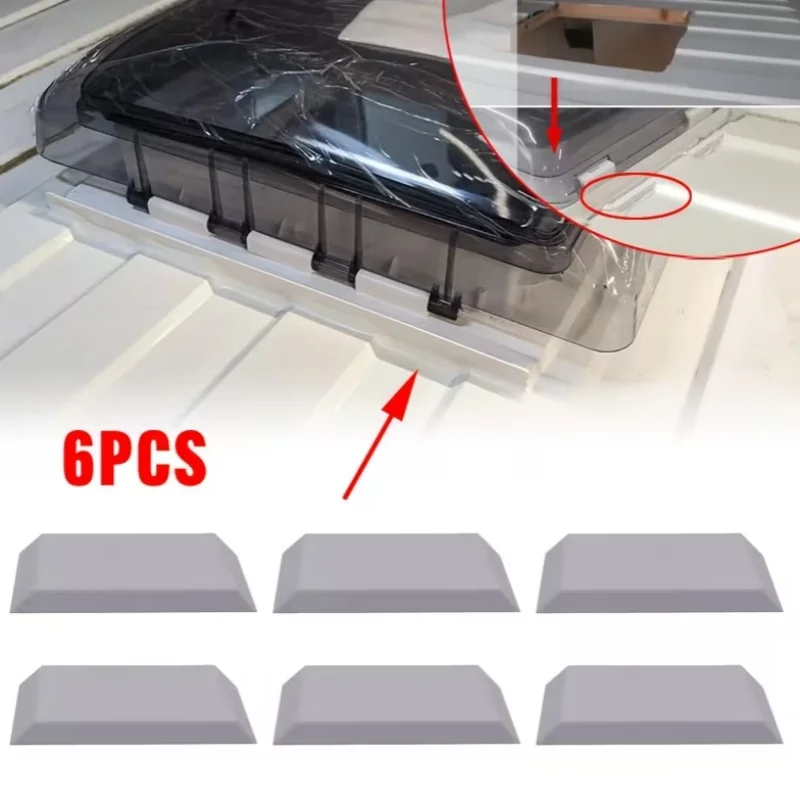 

6/12Set Roof Vent Skylight Infill Profile For Fiat Ducato Citroen Relay Boxer Camper Caravan Van Maxxair Motorhome RV Parts