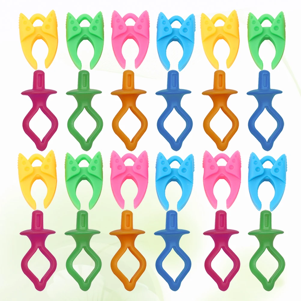 24 قطعة مشبك بكرة سيليكون الخياطة كليب الموضوع المنظم كليب لخياطة اللحف تخزين الحل لون عشوائي #5