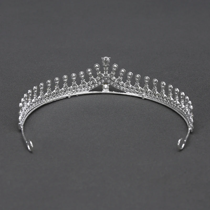 Itacazzo Bridal Headwear Silver-Colour Women\'s Classic Wedding Dress Crown Girl Birthday Tiaras