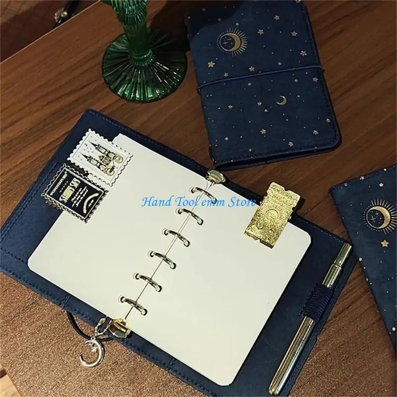 H37F Vintage Paper Clip Metal Binder Clip Scrapbook Page Clip for Decorating Journal Planner Photo Album Scrapbooking Project