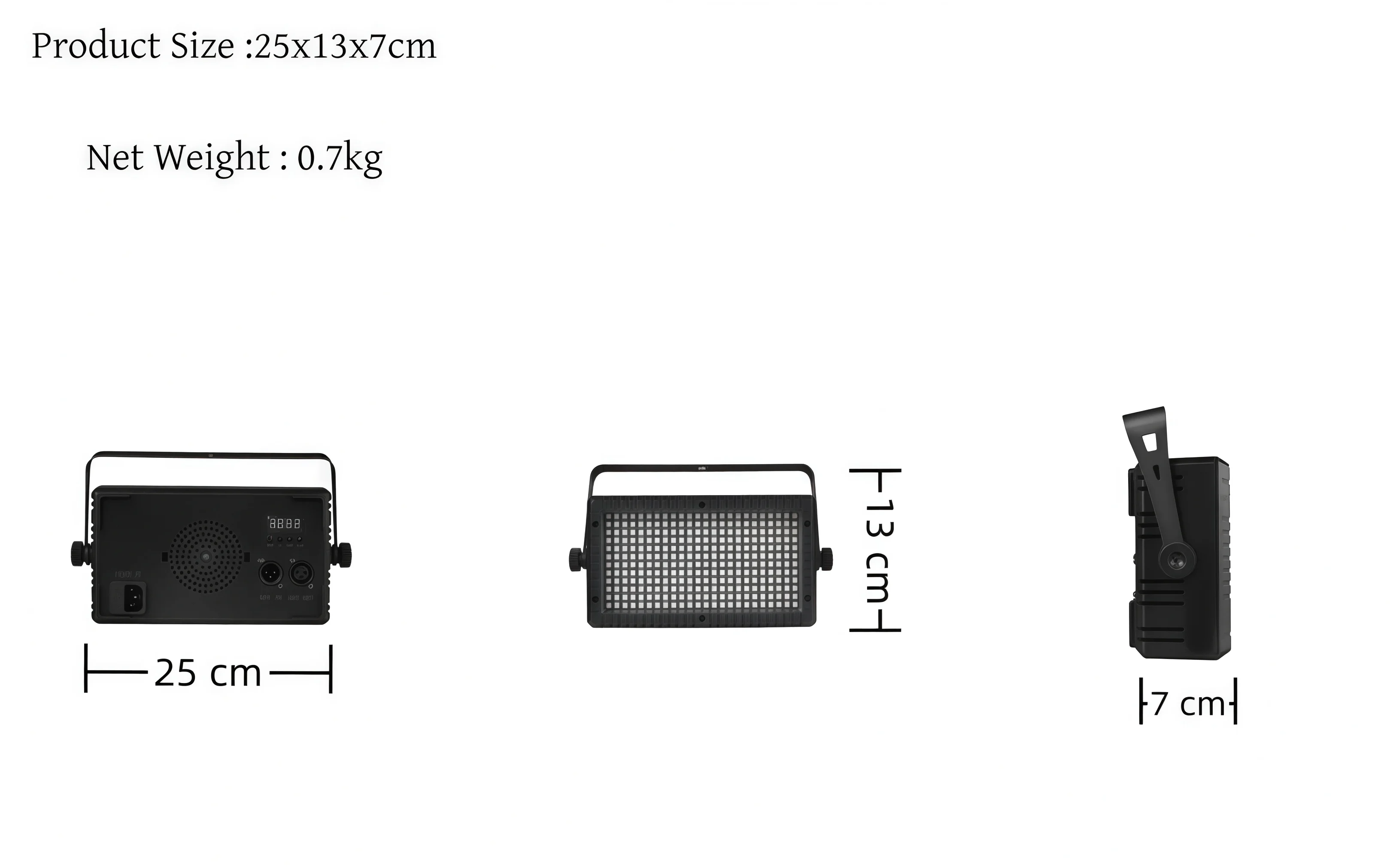 Wireless Control 60W Mni LED Lights Strobe RGB 3in1 Led lights dj48 Zone DMX Super Bright Dj Wash Strobe Stage Lighting Effects