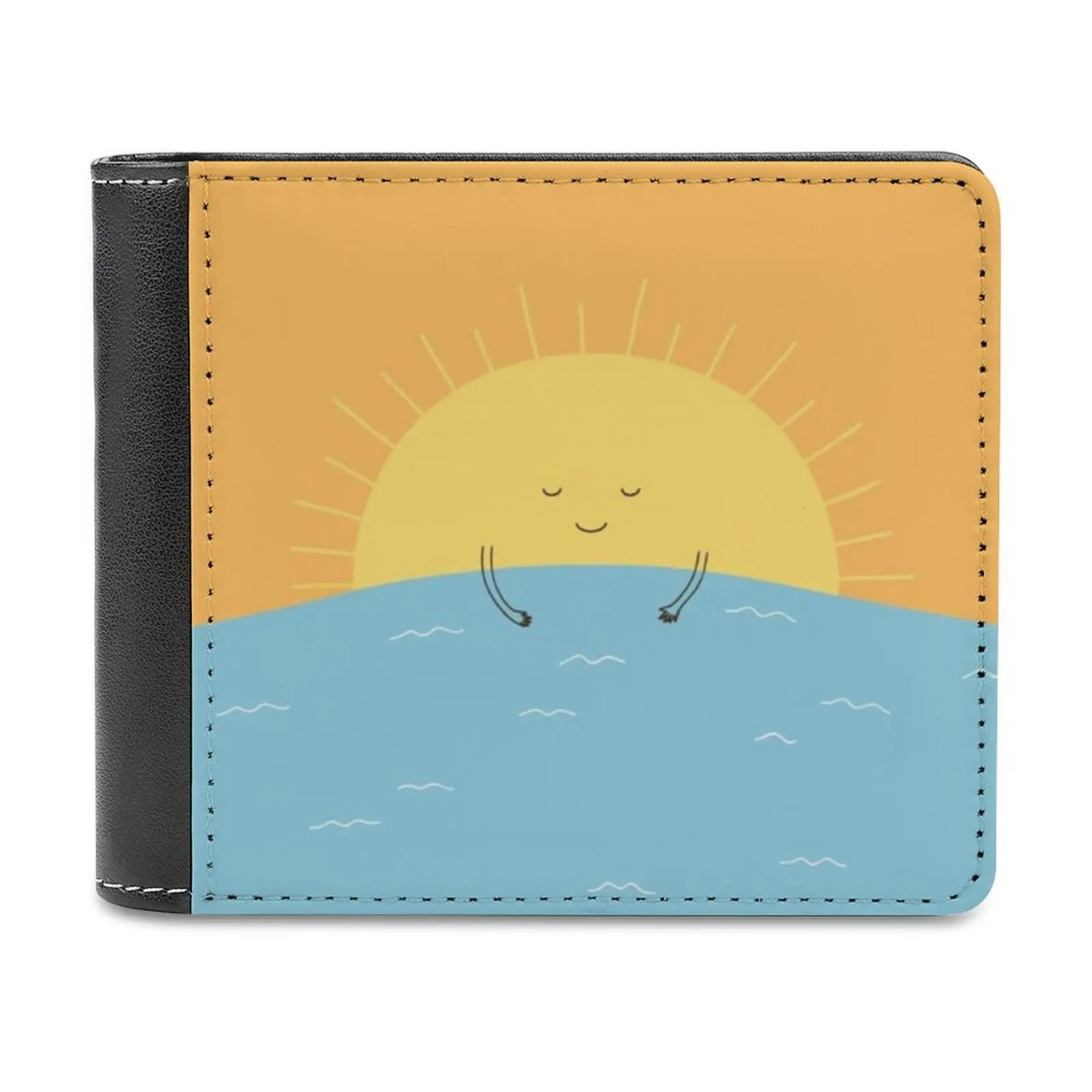 Apericot Business Men Wallets Small Money Purses New Design Dollar Price Top Wallet Apericot Ape Apricot Gorilla Monkey Fruit