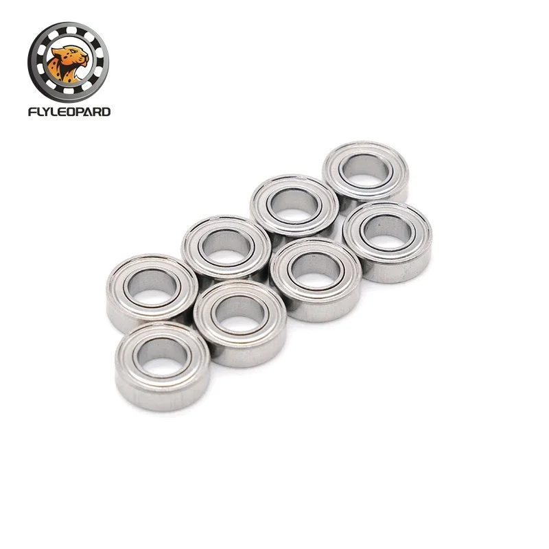 10PCS Miniature Metric Chrome Steel ABEC-7 Ball Bearing MR63ZZ MR74ZZ MR104ZZ MR115ZZ MR126ZZ MR128ZZ MR148ZZ