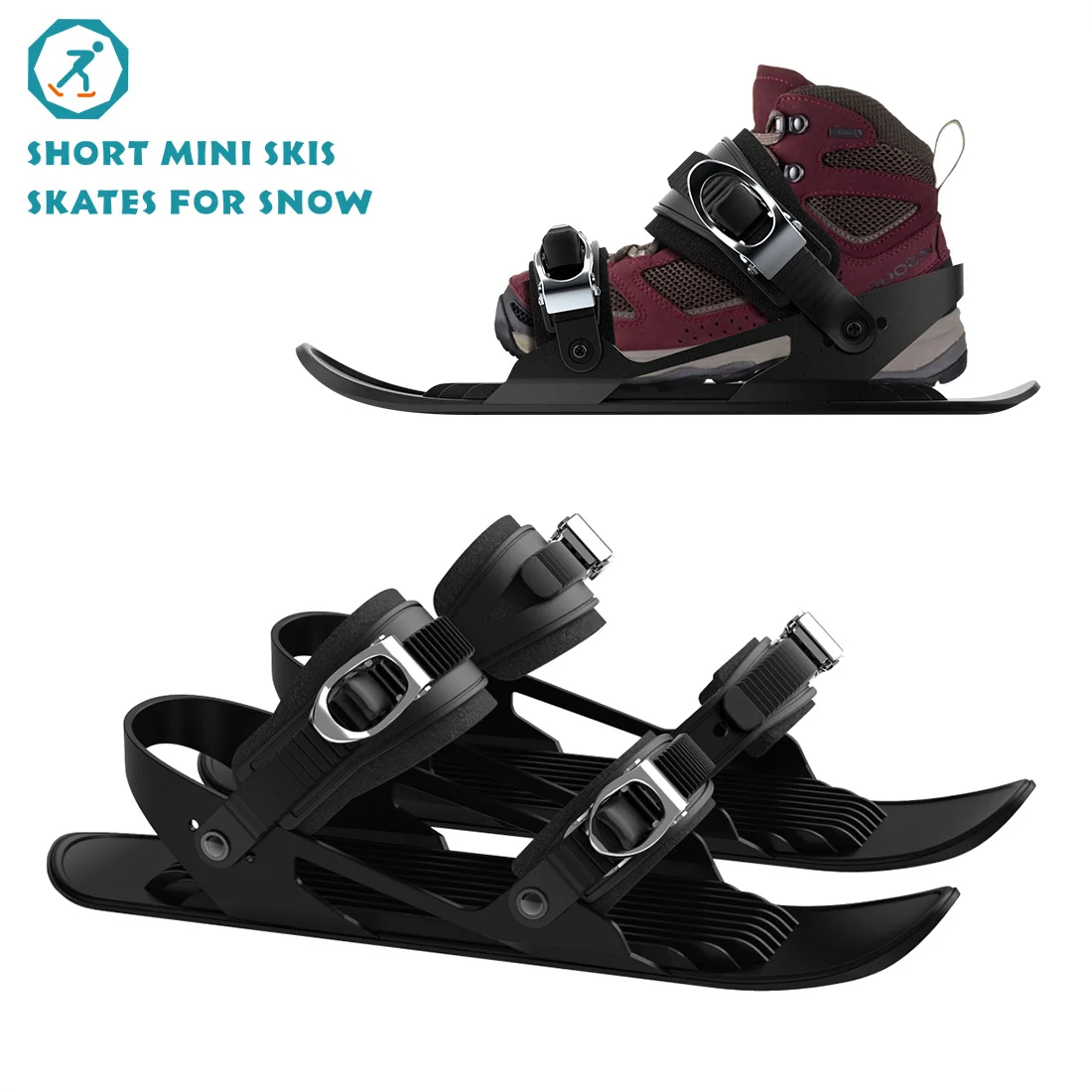 New Concept Adult Winter Ski Sports Supplies Snow Snowboard Mini Short Ski Shoes Winter Shoes Snowboard