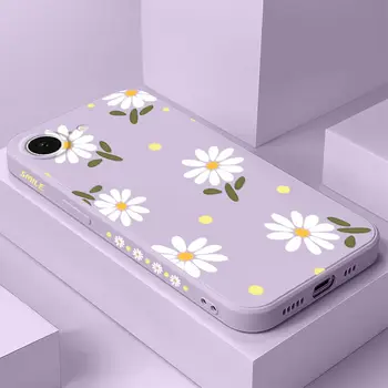 Elegantní silikonový kryt Daisy pro iPhone 17 16 16e 15 14 13 Plus Pro Max Mini 8 nejlepší prodej luxusní pouzdra na iPhone - №4