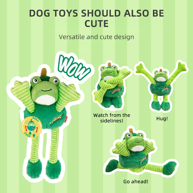 GiGwi Dog Toy Fruit Animal Series Outdoors Bite Resistance Emits Grinds Teeth Pet Toy Accessories Fleec Relaxing Pets Supplies