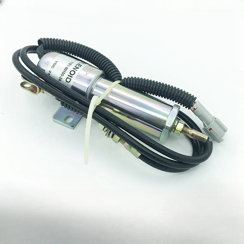 

For R215/225-7-9 For Mitsubishi Engine Shut-off Solenoid Valve Shut-off Valve Shut-off Switch Excavator Accessories