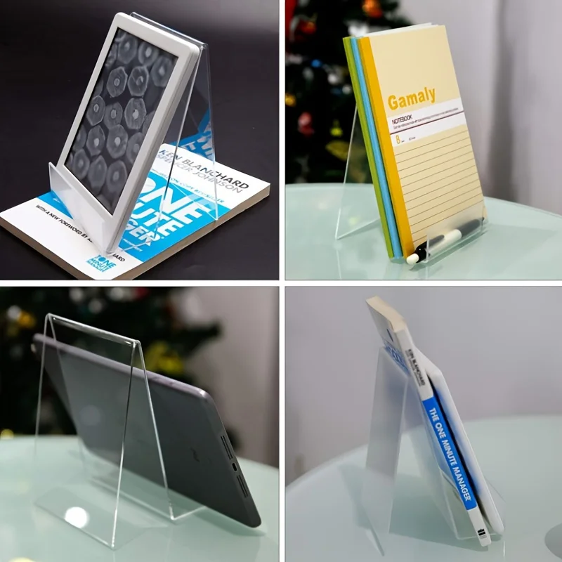 1pc of Book Holder, Display Rack, See-Through Bookshelf, Retail Store, Library, Book Holder, Book Shelf