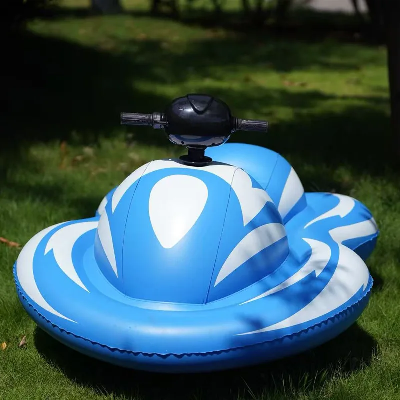 Children's Inflatable Jet Ski Children's Electric Inflatable PVC Kayak Yacht for Kids Park Water Sports Use