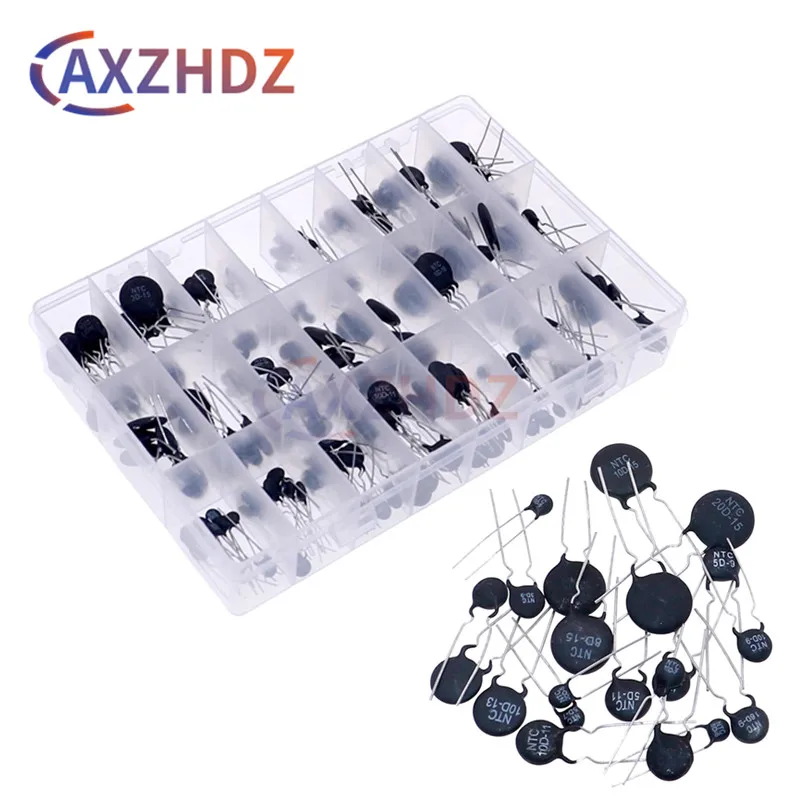 

200Pcs 22Value NTC Thermistor Negative Temperature Coefficient Kit 5D-5D-8D-9 8D-15 10D-9 10D-11 16D-9 20D-5 20D-9 47D-15
