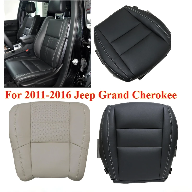 

1PCS for 2011-2016 Jeep Grand Cherokee Front Driver Side Bottom Seat Cover Waterproof Leather Replacement Cushion Cover