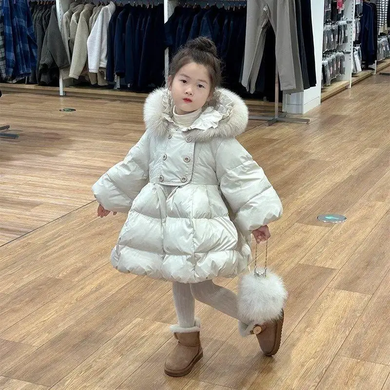 

Повседневное пальто Kawaii для детей от 3 до 8 лет, модная детская одежда, модное хлопковое пальто, плотная хлопковая куртка, зимняя одежда, теплая новинка