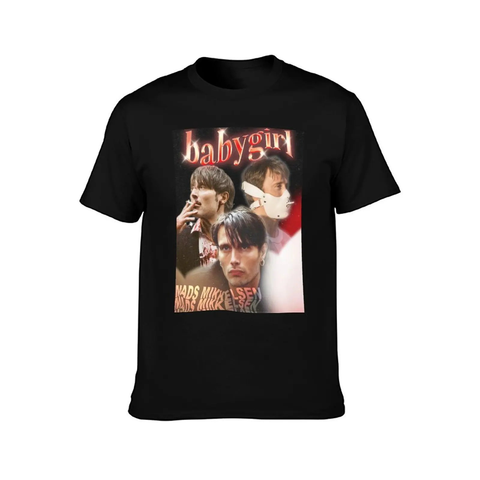 Mads Mikkelsen Babygirl T-Shirt Christmas Casual Tee Shirt T-Shirt