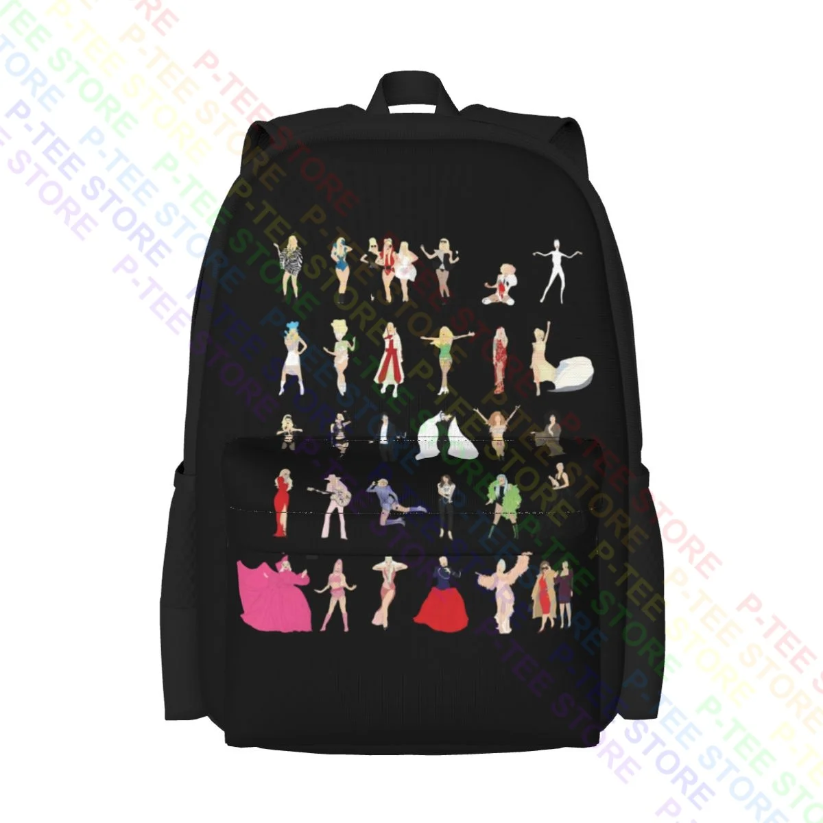 Lady Gaga Icon Pop Minimalist Monster Chromatica Feminist Lgbt Icon Large Capacity Backpack Travel Schoolbag