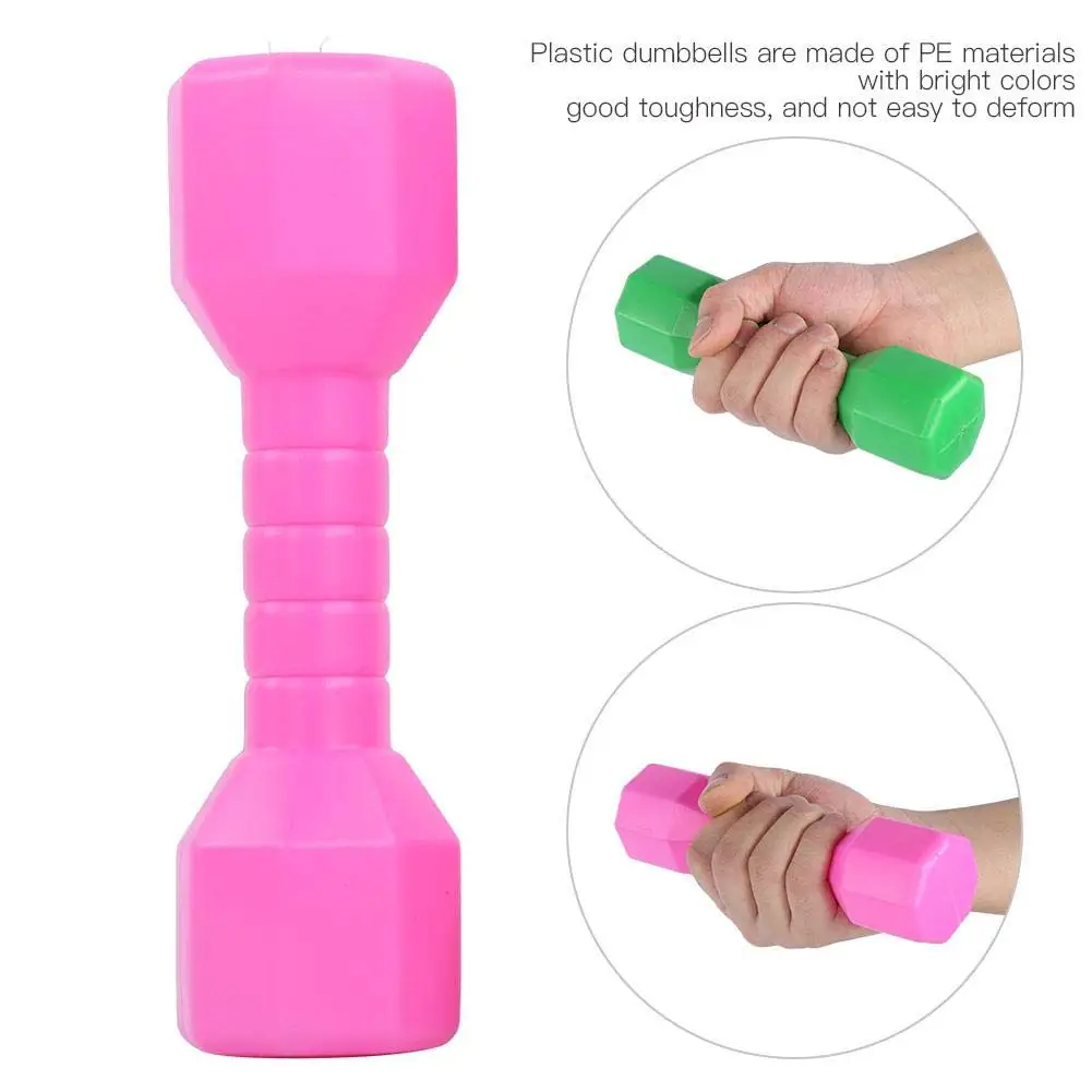 Children Dumbell Plastic Fitness Equipment Kids Training Performance Outdoor Dancing Tool Workout Exercise Colorful Toy