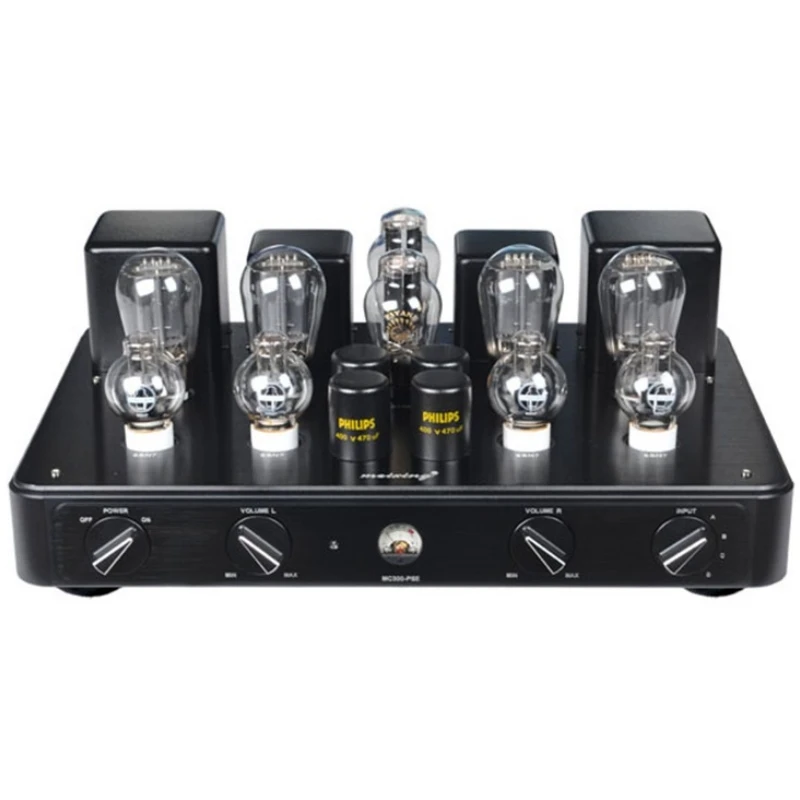 W-001 MEIXING MINGDA MC300-PSE XLR المدخلات XLR الناتج الرائد فراغ أنبوب Preamp Premplifier الموسيقى الكاملة 300BN * 4 مكبر كهربائي