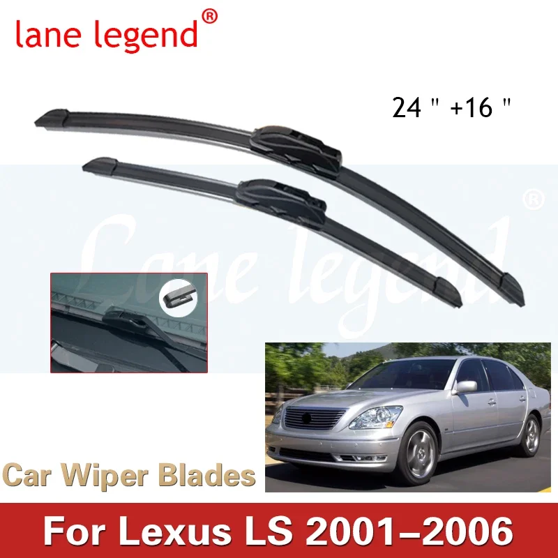 

Car Front Wiper Blade For Lexus LS XF30 LS430 2001 2002 2003 2004 2005 2006 Windscreen Windshield Wipers Windows Car Accessories