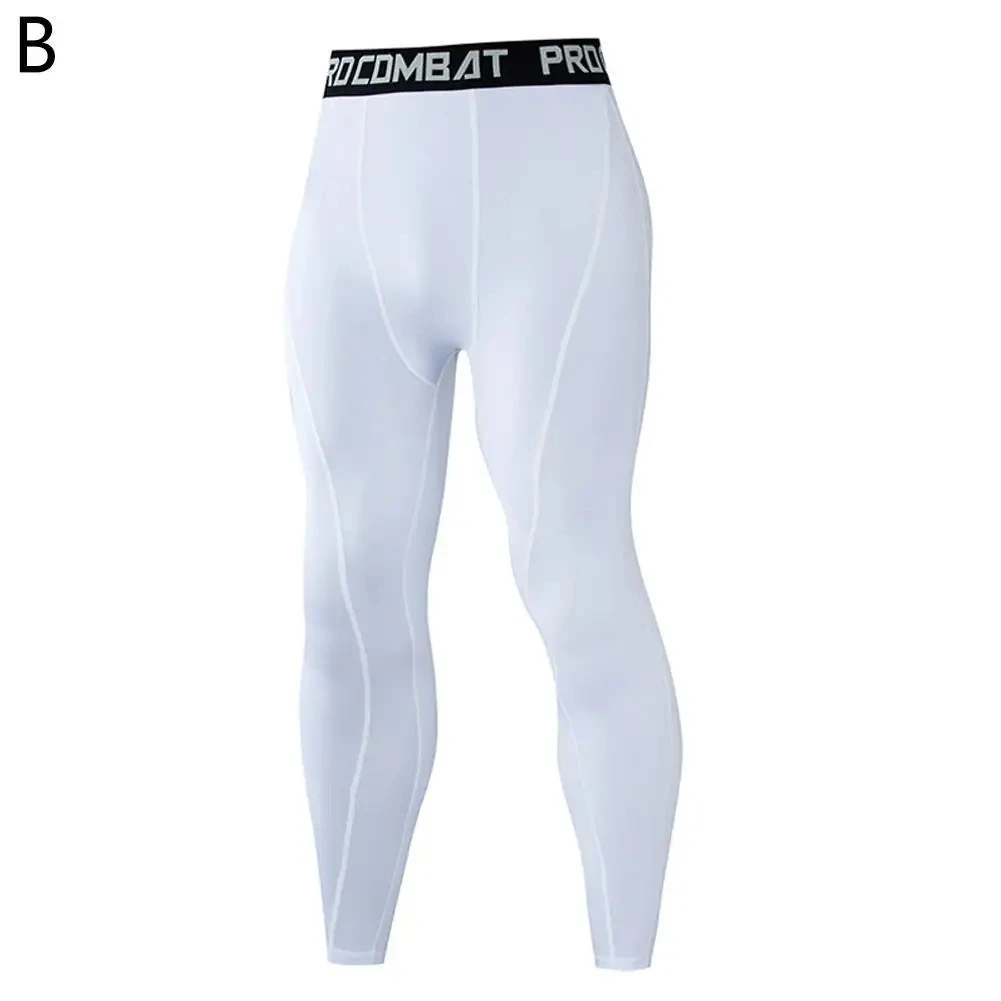 Gym Mens Fitness Running Sport Pants Athletics Tight Leggings Joggings Skinny Yoga Compression Trousers Lycra Sweatpants Dry Fit