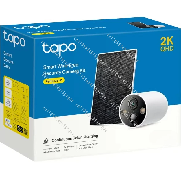 

Tapo C400/410/425/460/465 KIT Wireless Solar Panel Camera