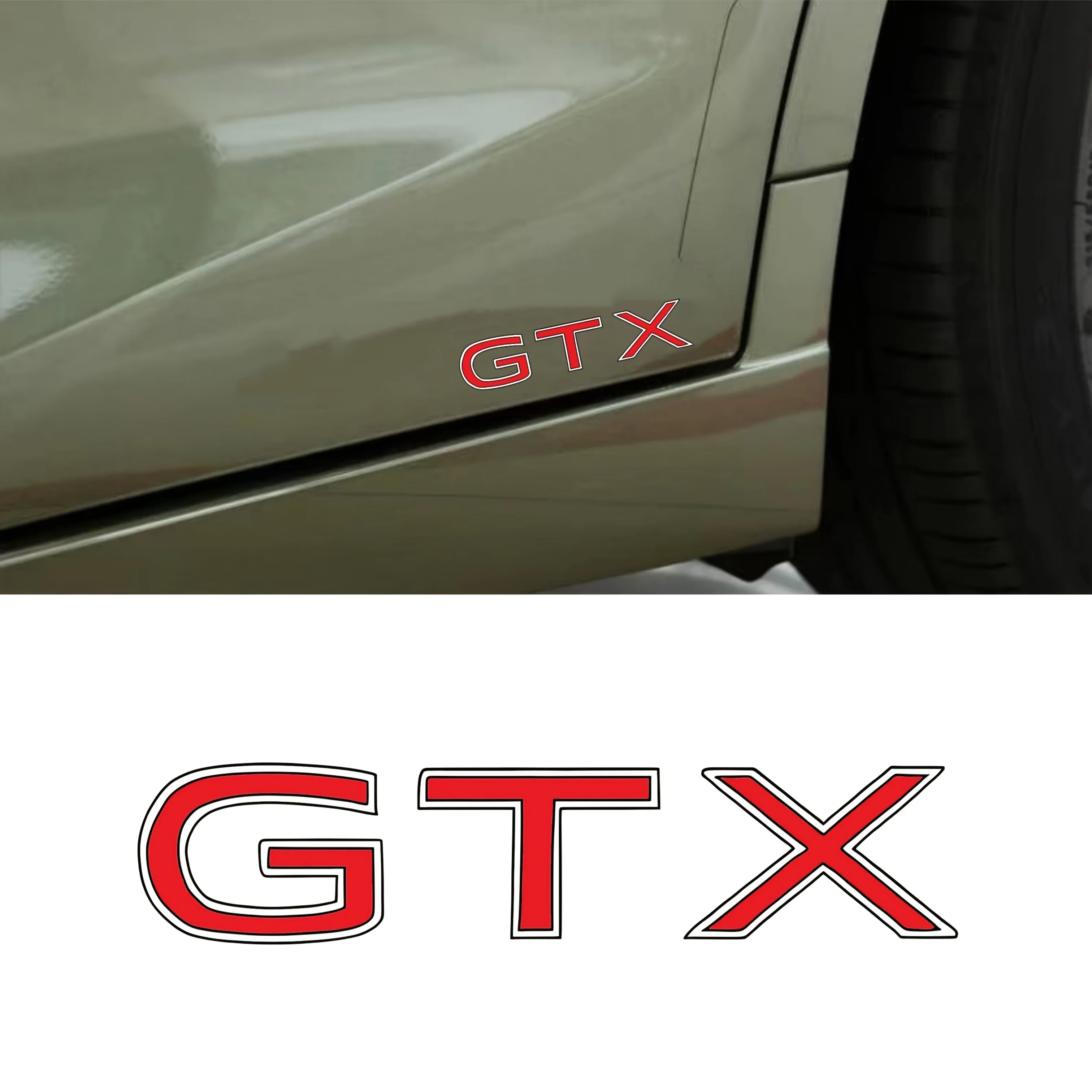 "GTX ملصق شارة شعار السيارة لشركة فولكس فاجن ID.3 ID.4 ID.5 ملحقات تصفيف السيارة الكهربائية ملصق مائي" #4