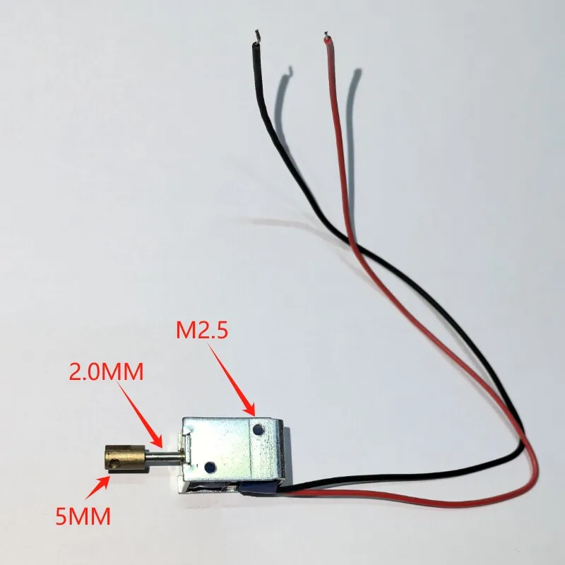 3V5V6V12V DC Miniature Electromagnet Bidirectional Self-holding Electromagnet Push-pull Electromagnet Stroke 5MM Coil