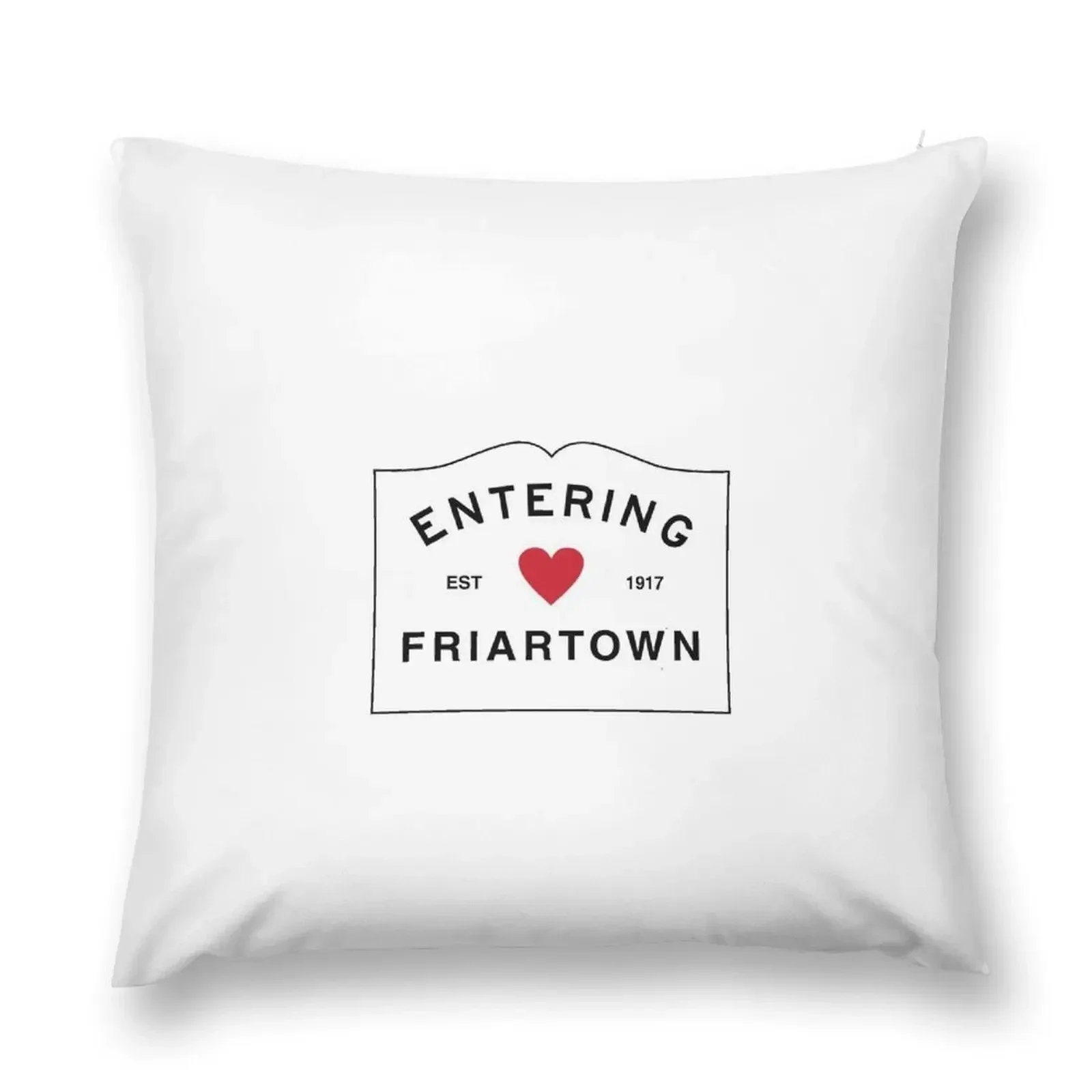 

entering friartown Throw Pillow Pillowcases Pillow Cases Luxury Sofa Cushions pillow