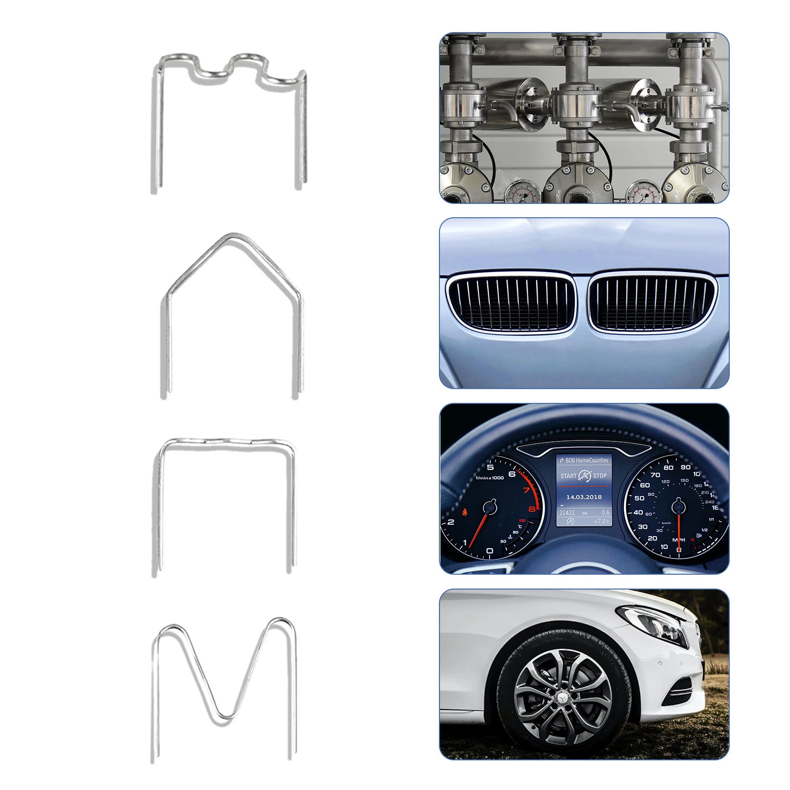 V-شكل 0.8 مللي متر/100 ترصيع لحام ماكينة لحام البلاستيك سيارة الوفير الكراك طقم تصليح 50 واط الساخن دباسة طقم تصليح البلاستيك