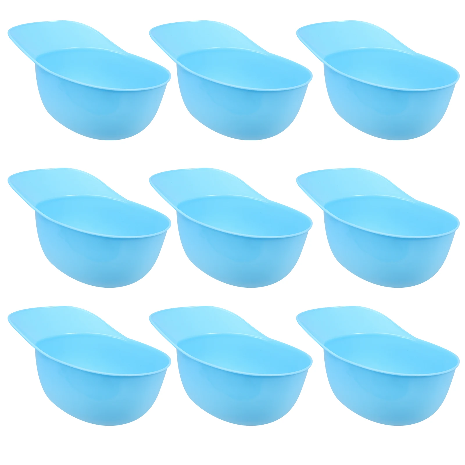 

10Pcs Dessert Bowl Creative Ice Cream Bowls Reusable Plastic Multipurpose Food Serving Bowl for Household Pudding Yogurt Fruit