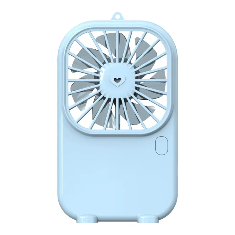 New Mini Handheld Small Fan Portable Foldable Pocket Small Fan USB Charging  Silent Outdoor Hand Holding Fan Small