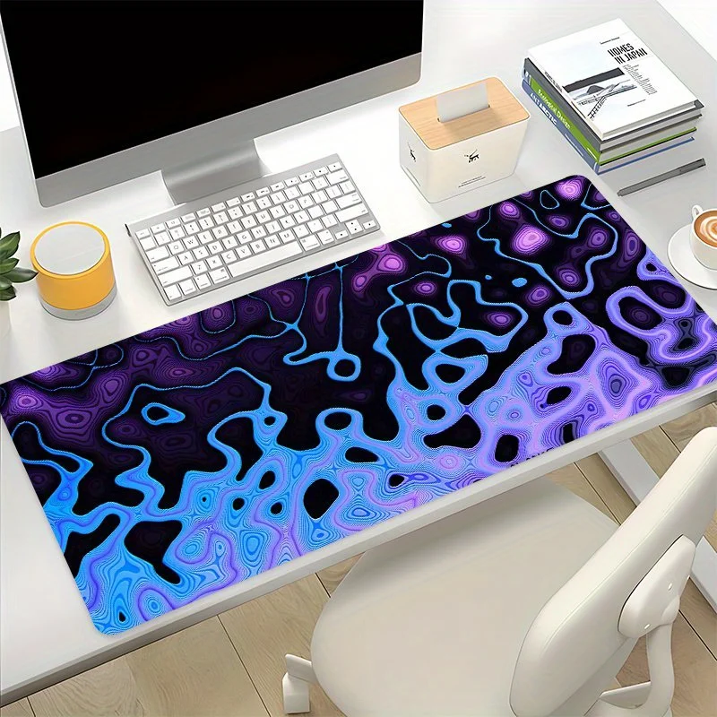 Fluid Line Mouse Pad 900x400 Desk Accessories Large Gaming desk pad Topographic Abstract E-Sports Office Desk mat Computer gamer