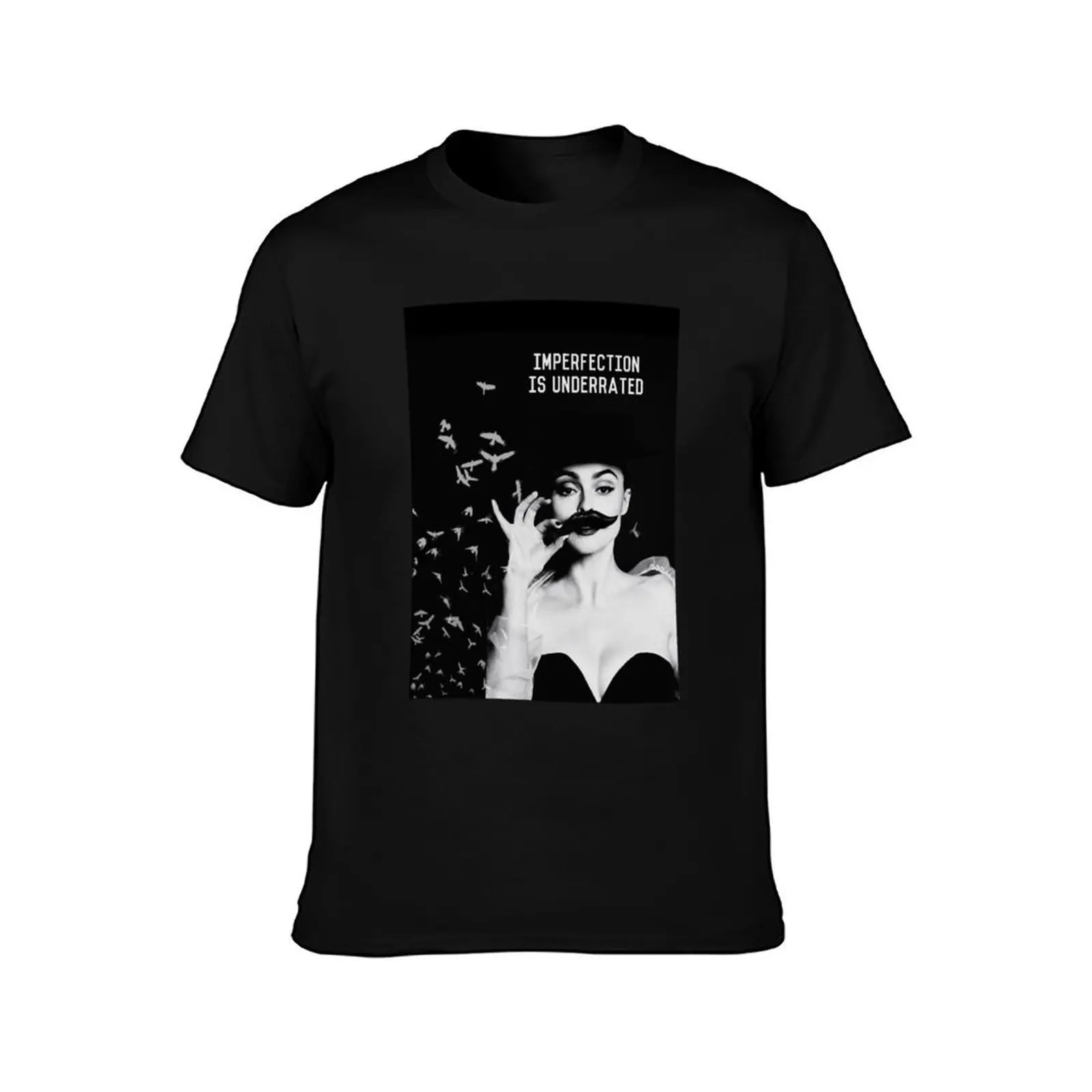 HELENA BONHAM CARTER - IMPERFECTION IS UNDERRATED T-Shirt Summer Casual Cotton Tee Oversized Streetwear Tops Unisex Men Women
