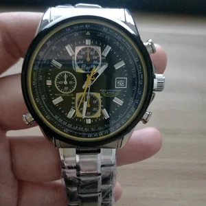 Citizen-Citizen Blue Pilot Multifunctions Male, Luxury Quartz Pulse Clock, Men's Leisure Clocks, Calendar 8 Main Sales Citzen Watch - №1