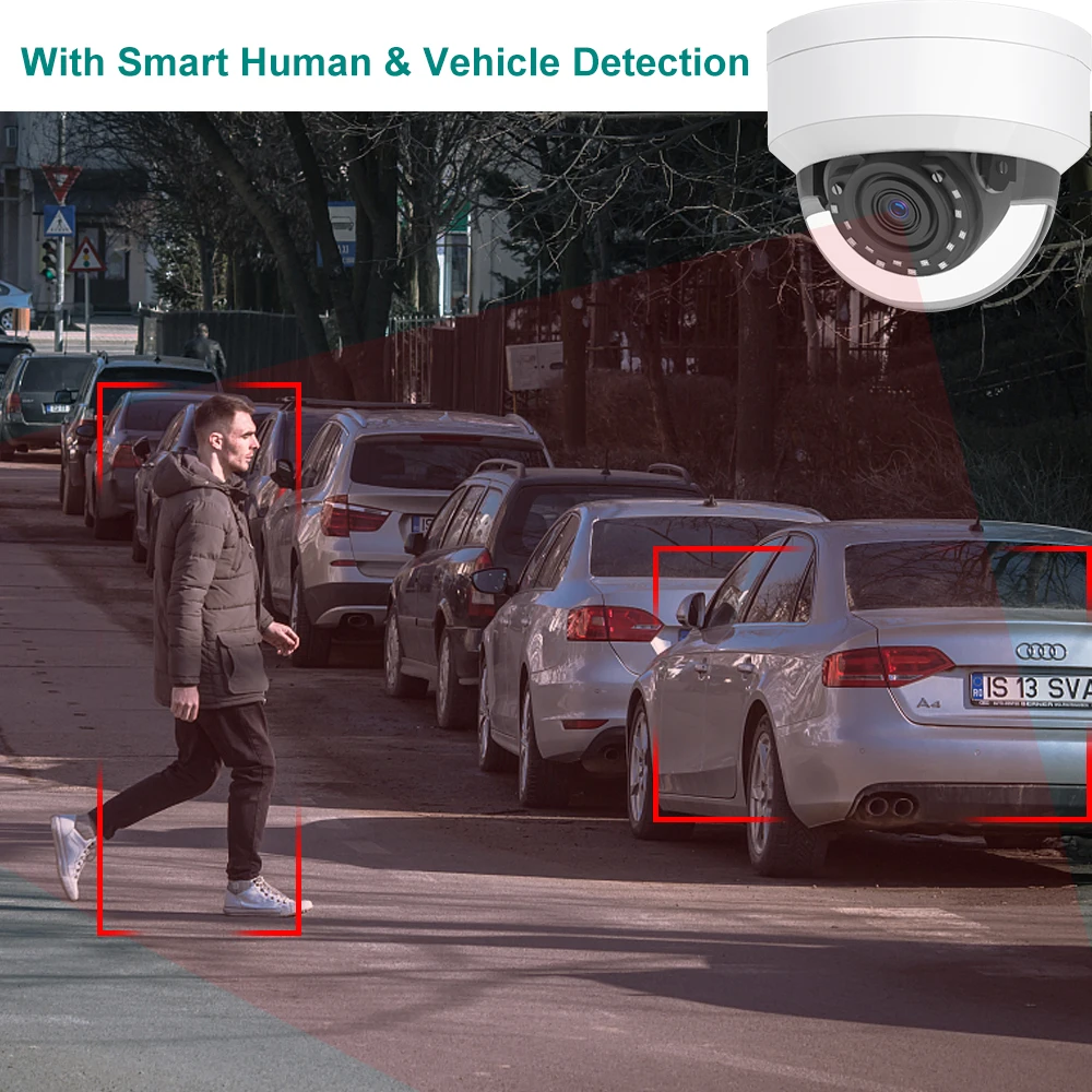 Купольная IP-камера Anpviz, 6 МП, POE