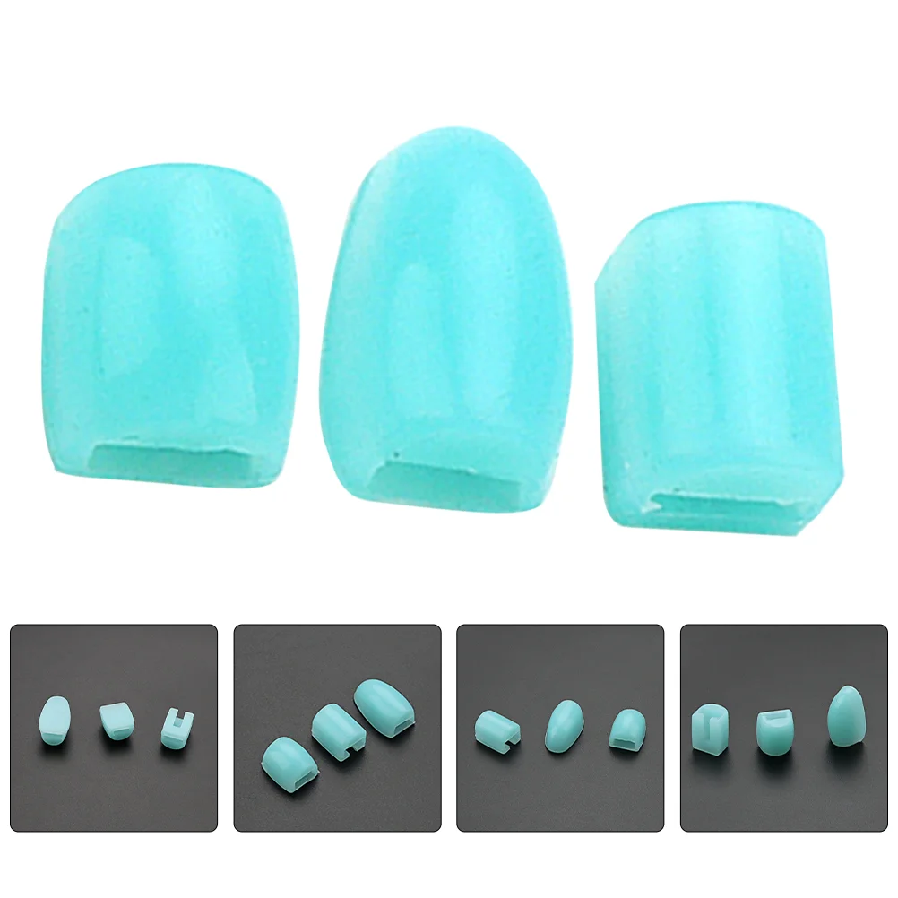 3 Pcs Sax Silicone Key Saxophone Cushion Thumb Side Cushions Accessories Heighten Soprano Rest Risers Cover Silica Gel Covers