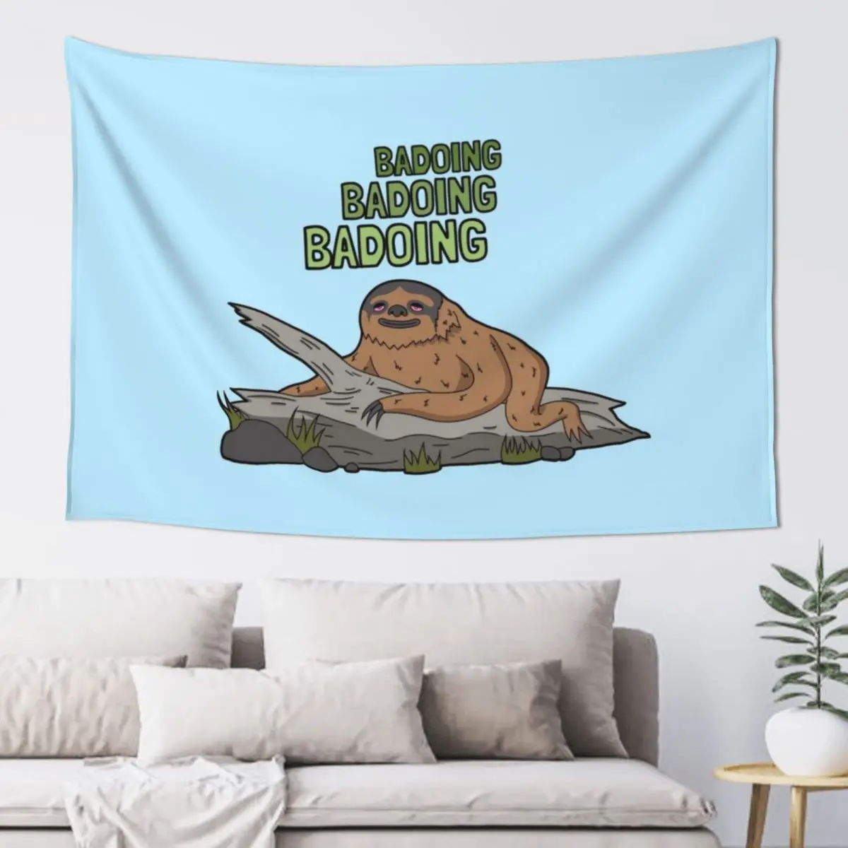 

Badoing Sloth Tapestry Outdoor Decoration Wall Mural Tapestry