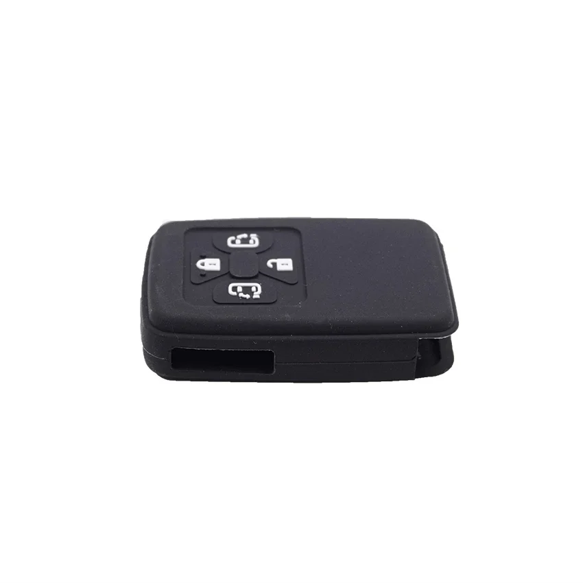 Cocolockey Silicone Car Key Cover Case Fit for TOYOTA ESTIMA ALPHARD VELLFIRE REMOTE SMART KEY 4 BUTTON No Logo