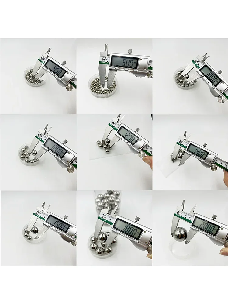 304 billes en acier inoxydable 2-20mm solide roulement lisse en acier solide sans rouille résistant à la Corrosion roulements de patin à billes sphériques