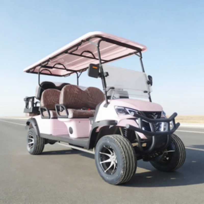 Factory Customized High Quality 6 Seat Golf Car Club Electric Golf Cart For Adults For TranSporTing Tourists Passenger And Cargo