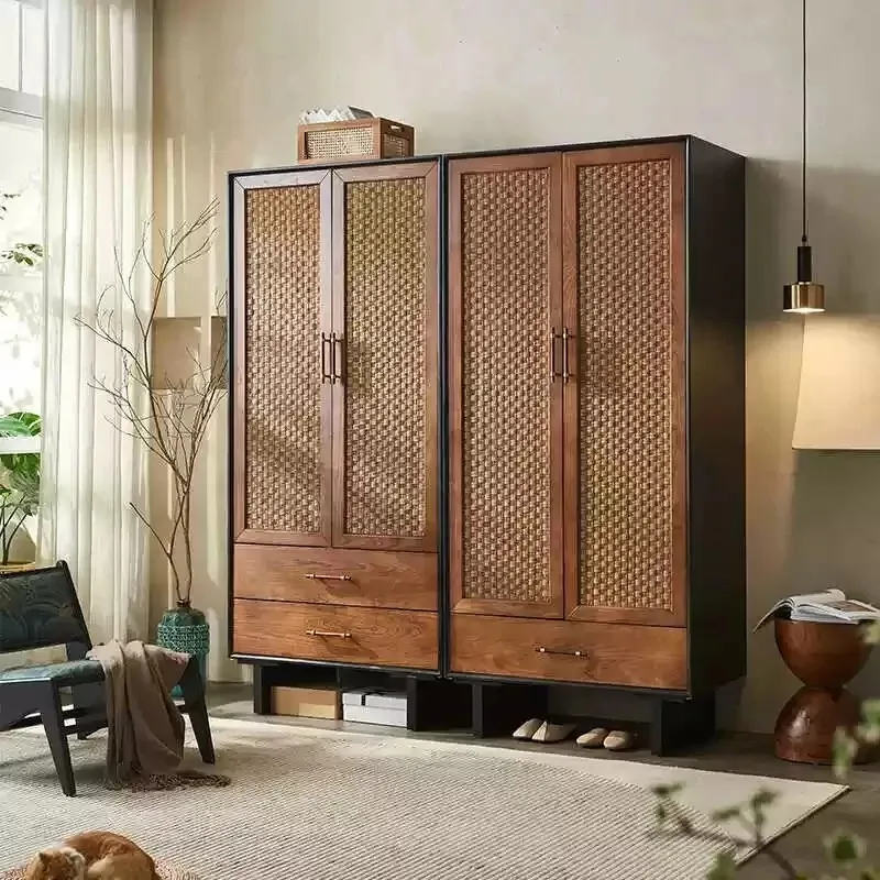 Large Hanging Clothes Wardrobe Luxury European Space Saving Organizer Closet Storage Roupeiros De Quarto Home Furniture