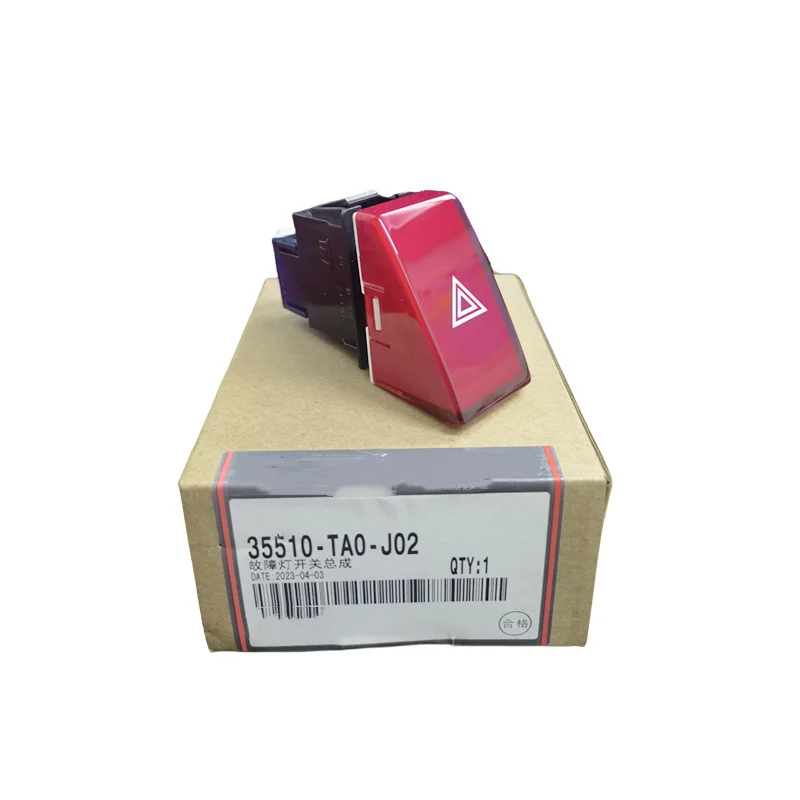 35510-TA0-J02 Hazard Light Switch for Honda Accord 2008-2013 CP1 CP2 CP3 Emergency Warning Button